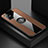Custodia Silicone Ultra Sottile Morbida Cover con Magnetico Anello Supporto X02L per Samsung Galaxy A51 4G