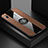 Custodia Silicone Ultra Sottile Morbida Cover con Magnetico Anello Supporto X02L per Samsung Galaxy M10S
