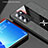 Custodia Silicone Ultra Sottile Morbida Cover con Magnetico Anello Supporto X03L per Oppo Reno6 Pro 5G India