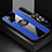 Custodia Silicone Ultra Sottile Morbida Cover con Magnetico Anello Supporto X03L per Samsung Galaxy S20