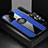 Custodia Silicone Ultra Sottile Morbida Cover con Magnetico Anello Supporto X03L per Samsung Galaxy S20 Plus 5G Blu