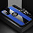 Custodia Silicone Ultra Sottile Morbida Cover con Magnetico Anello Supporto X03L per Xiaomi Poco M4 Pro 5G Blu