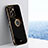 Custodia Silicone Ultra Sottile Morbida Cover con Magnetico Anello Supporto XL1 per OnePlus Nord N300 5G