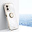 Custodia Silicone Ultra Sottile Morbida Cover con Magnetico Anello Supporto XL1 per OnePlus Nord N300 5G