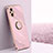 Custodia Silicone Ultra Sottile Morbida Cover con Magnetico Anello Supporto XL1 per Oppo F21s Pro 5G