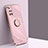 Custodia Silicone Ultra Sottile Morbida Cover con Magnetico Anello Supporto XL1 per Samsung Galaxy M40S Rosa