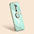 Custodia Silicone Ultra Sottile Morbida Cover con Magnetico Anello Supporto XL1 per Xiaomi Redmi 9 Prime India Verde