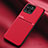 Custodia Silicone Ultra Sottile Morbida Cover con Magnetico per Huawei Honor 70 Lite 5G Rosso