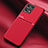 Custodia Silicone Ultra Sottile Morbida Cover con Magnetico per Oppo F21 Pro 4G Rosso