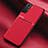 Custodia Silicone Ultra Sottile Morbida Cover con Magnetico per Samsung Galaxy S21 Plus 5G Rosso