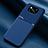 Custodia Silicone Ultra Sottile Morbida Cover con Magnetico per Xiaomi Poco X3 Pro Blu