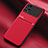 Custodia Silicone Ultra Sottile Morbida Cover con Magnetico per Xiaomi Redmi Note 11E Pro 5G Rosso