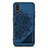Custodia Silicone Ultra Sottile Morbida Cover con Magnetico S01D per Samsung Galaxy A01 SM-A015 Blu