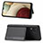 Custodia Silicone Ultra Sottile Morbida Cover con Magnetico S01D per Samsung Galaxy A12 Nacho
