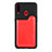 Custodia Silicone Ultra Sottile Morbida Cover con Magnetico S01D per Samsung Galaxy A20s Rosso