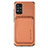 Custodia Silicone Ultra Sottile Morbida Cover con Magnetico S01D per Samsung Galaxy A51 4G