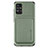 Custodia Silicone Ultra Sottile Morbida Cover con Magnetico S01D per Samsung Galaxy A71 5G Verde