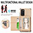 Custodia Silicone Ultra Sottile Morbida Cover con Magnetico S01D per Samsung Galaxy M02s