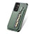 Custodia Silicone Ultra Sottile Morbida Cover con Magnetico S01D per Samsung Galaxy M13 4G Verde
