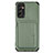 Custodia Silicone Ultra Sottile Morbida Cover con Magnetico S01D per Samsung Galaxy M13 5G Verde