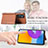 Custodia Silicone Ultra Sottile Morbida Cover con Magnetico S01D per Samsung Galaxy M52 5G