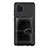 Custodia Silicone Ultra Sottile Morbida Cover con Magnetico S01D per Samsung Galaxy Note 10 Lite Nero