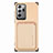 Custodia Silicone Ultra Sottile Morbida Cover con Magnetico S01D per Samsung Galaxy Note 20 Ultra 5G Oro