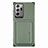 Custodia Silicone Ultra Sottile Morbida Cover con Magnetico S01D per Samsung Galaxy Note 20 Ultra 5G Verde