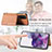 Custodia Silicone Ultra Sottile Morbida Cover con Magnetico S01D per Samsung Galaxy S20 5G