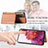 Custodia Silicone Ultra Sottile Morbida Cover con Magnetico S01D per Samsung Galaxy S20 Lite 5G