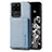 Custodia Silicone Ultra Sottile Morbida Cover con Magnetico S01D per Samsung Galaxy S20 Ultra