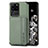 Custodia Silicone Ultra Sottile Morbida Cover con Magnetico S01D per Samsung Galaxy S20 Ultra 5G Verde