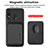 Custodia Silicone Ultra Sottile Morbida Cover con Magnetico S02D per Samsung Galaxy A30