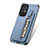 Custodia Silicone Ultra Sottile Morbida Cover con Magnetico S02D per Samsung Galaxy A53 5G Blu