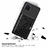 Custodia Silicone Ultra Sottile Morbida Cover con Magnetico S02D per Samsung Galaxy A81