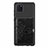 Custodia Silicone Ultra Sottile Morbida Cover con Magnetico S02D per Samsung Galaxy A81 Nero