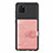 Custodia Silicone Ultra Sottile Morbida Cover con Magnetico S02D per Samsung Galaxy A81 Rosa