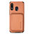 Custodia Silicone Ultra Sottile Morbida Cover con Magnetico S02D per Samsung Galaxy M10S