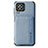 Custodia Silicone Ultra Sottile Morbida Cover con Magnetico S02D per Samsung Galaxy M32 4G