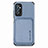 Custodia Silicone Ultra Sottile Morbida Cover con Magnetico S02D per Samsung Galaxy M52 5G