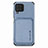 Custodia Silicone Ultra Sottile Morbida Cover con Magnetico S02D per Samsung Galaxy M62 4G