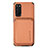 Custodia Silicone Ultra Sottile Morbida Cover con Magnetico S02D per Samsung Galaxy S20 5G