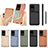 Custodia Silicone Ultra Sottile Morbida Cover con Magnetico S02D per Samsung Galaxy S20 Ultra