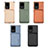 Custodia Silicone Ultra Sottile Morbida Cover con Magnetico S02D per Samsung Galaxy S20 Ultra 5G
