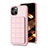 Custodia Silicone Ultra Sottile Morbida Cover con Magnetico S03D per Apple iPhone 13