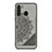 Custodia Silicone Ultra Sottile Morbida Cover con Magnetico S03D per Samsung Galaxy A21 Grigio