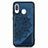 Custodia Silicone Ultra Sottile Morbida Cover con Magnetico S03D per Samsung Galaxy A40 Blu