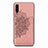 Custodia Silicone Ultra Sottile Morbida Cover con Magnetico S03D per Samsung Galaxy A70S Oro Rosa