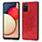 Custodia Silicone Ultra Sottile Morbida Cover con Magnetico S03D per Samsung Galaxy F02S SM-E025F Rosso