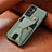 Custodia Silicone Ultra Sottile Morbida Cover con Magnetico S03D per Samsung Galaxy M13 4G Verde